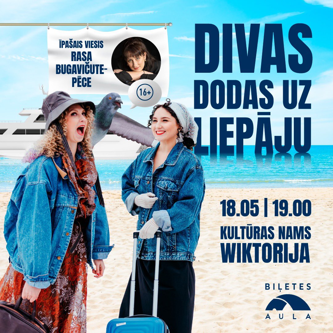AneteBendika's tweet photo. Dosimies arī izbraukuma izrādēs un biļetes vēl ir pieejamas Talsos un Liepājā! https://t.co/gmXtgJwysd