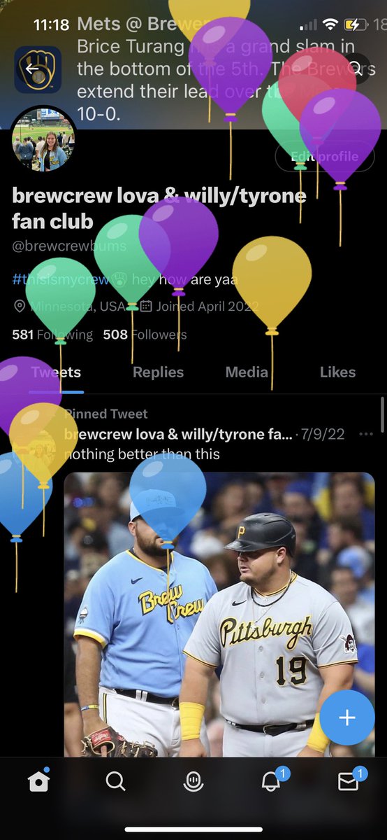 brewcrew lova & willy/tyrone fan club tweet media