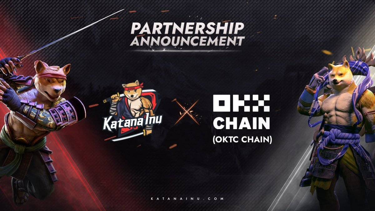 Hey #Katafam,

Katana Inu'nun oyun içi NFT'lerini OKTC-Chain'e de getirmek için <a href="/okx/">OKX</a> ile işbirliği yaptığımızı duyurmaktan heyecan duyuyoruz🔥

Bu işbirliği hakkında daha fazla heyecan verici haber için bizi izlemeye devam edin!