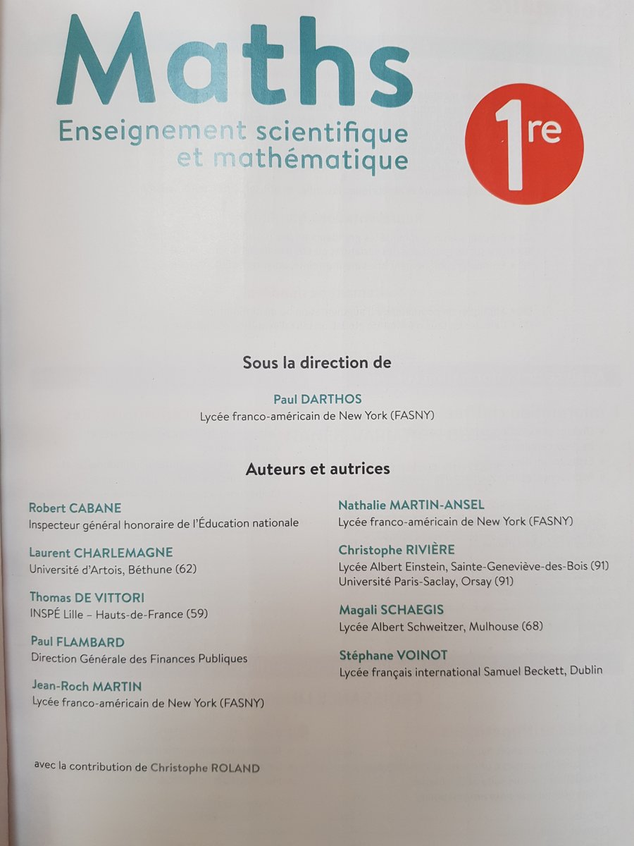 Bountydublin's tweet photo. Autre bonne nouvelle ce jour🥳, dans ma boîte aux lettres à Dublin, un colis @EditionsHatier avec le nouveau manuel #Maths #EnseignementScientifique de 1ere. Un grand merci à tous les auteurs, entre autres @LauCHARLEMATH @PaulFlambard @Ch_Riviere_ sous la direction de @PDarthos👏 https://t.co/d8liwYDlnE