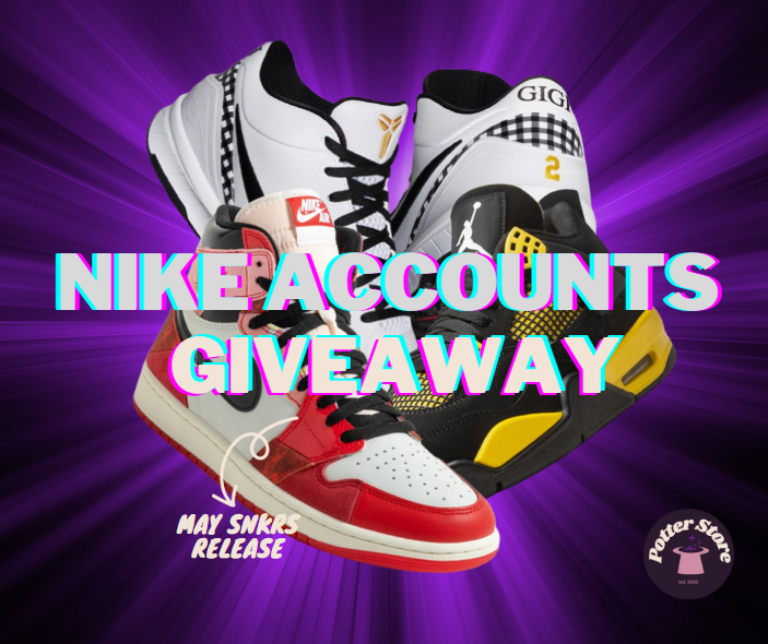 🎁100 NIKE ACCOUNTS (2 Winners)    

How to enter:  
🔥FOLLOW US  
🔄RETWEET  
📝COMMENT &amp; TAG 2 FRIENDS  
💜JOIN DISCORD
🔗discord.gg/WrRSUU9ZcH

Winners can redeem the accounts during any of the May SNKRS releases. Good luck!