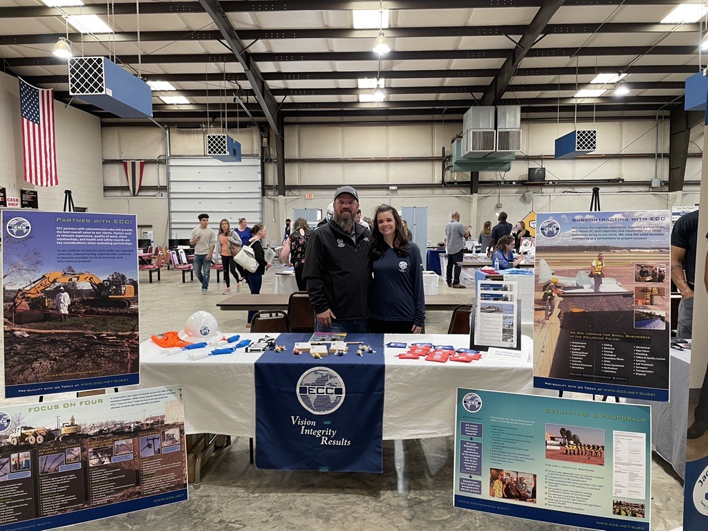 Looking for a great place to work and grow your career? ECC is at the #NCWorks Onslow Job Fair in Jacksonville, NC right now! Stop by our booth and learn more about ECC and open positions. #ECCOVETS #hireveterans #hiring #ECCAGreatPlacetoWork