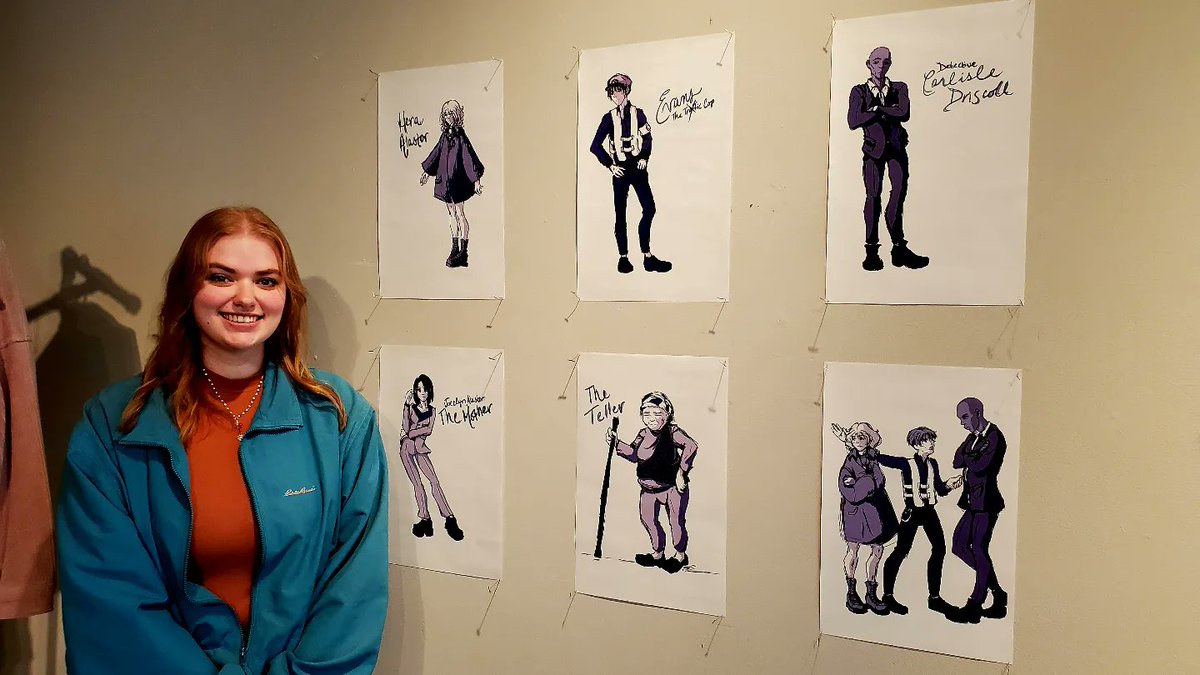 brianlenzmeier1's tweet photo. Thank you senior @BuenaVistaUniv art students Alex Geitz, Emily Rice, Tara Leporte, and Alexis Perryman for sharing your time and talents with me yesterday. Your futures are bright! #BeaversBuild https://t.co/fUIowakuek