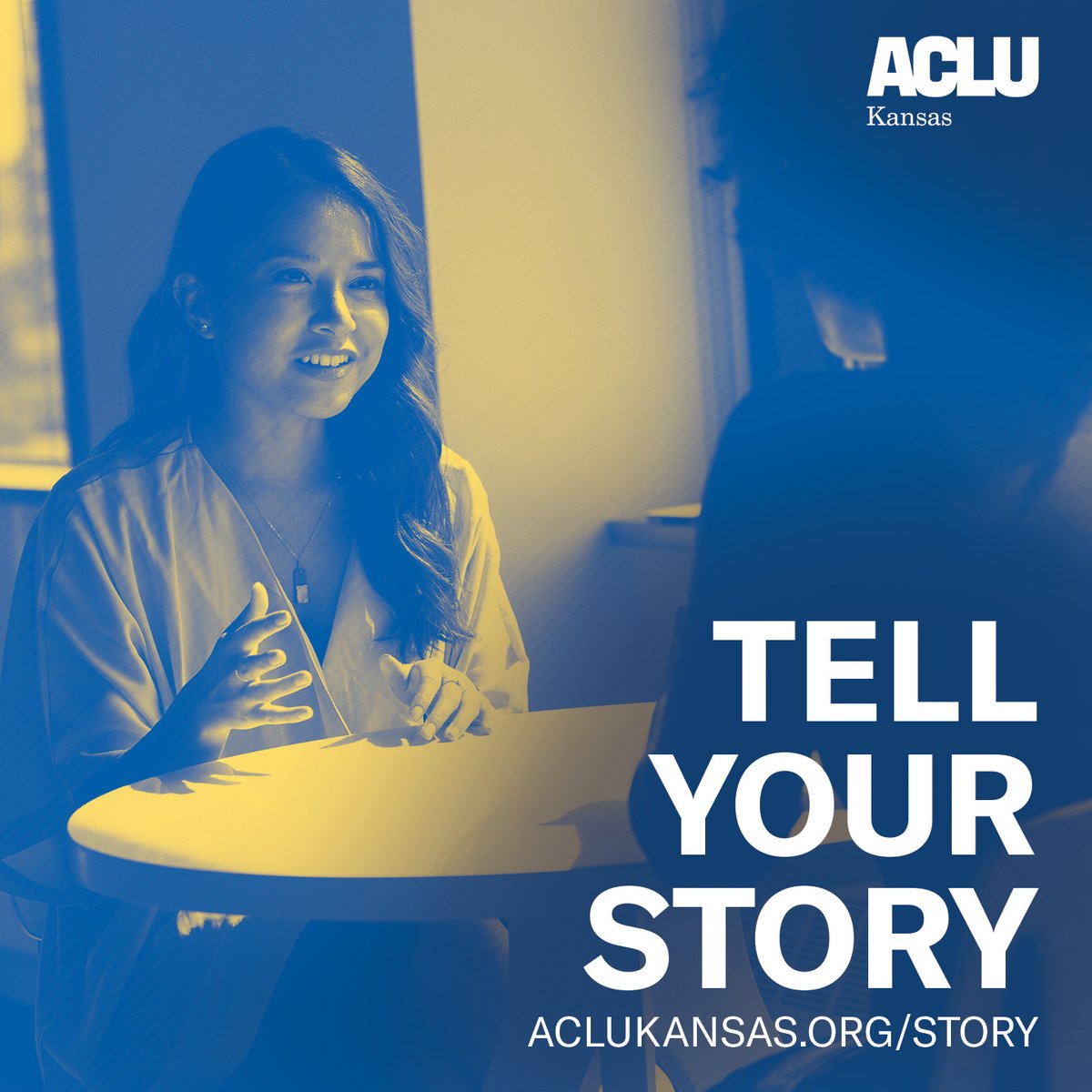 We are looking for individuals who are willing to share their story of interaction with the criminal legal system—especially with our flawed bail system.

Please visit aclukansas.org/story If you'd like to share your story with our team.