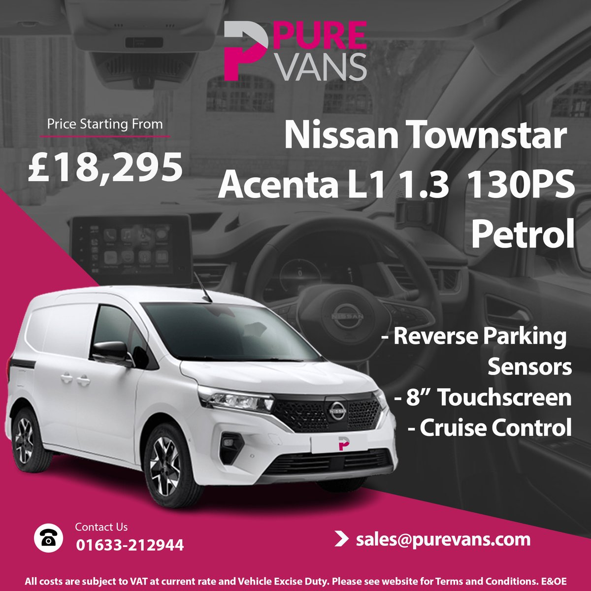 If you're looking for a van to be delivered to you ASAP, free of charge, look no further than the Nissan Townstar Acenta! Check out our most recent blog post to see what we love about this van👉discountvansales.co.uk/blog/things-we… Don't miss out! #Nissan #Townstar #Acenta #PureVans 🚐👍