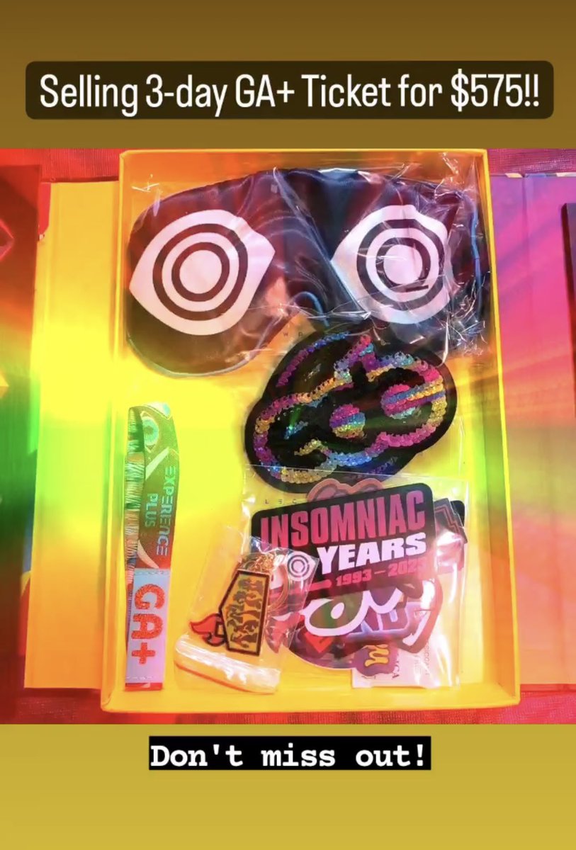 funsizesav's tweet image. I have a friend selling her 3 Day GA+ EDCLV ticket‼️ Please DM me if interested