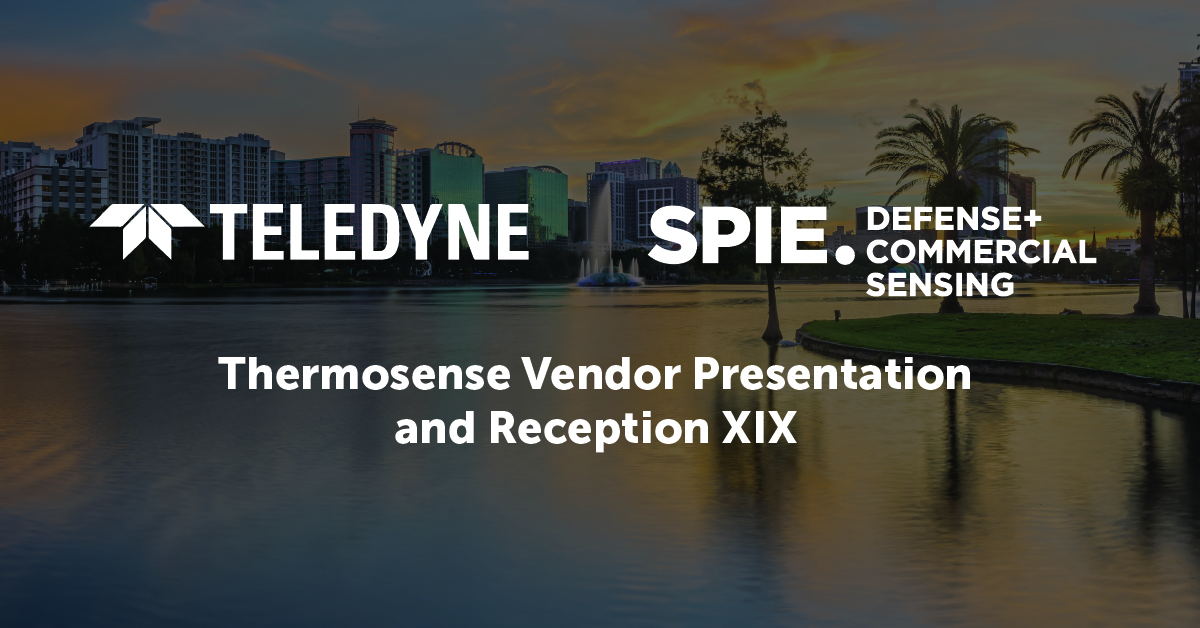 TeledyneDALSA's tweet image. Presentations have started! Between 12:00 – 4:30 PM EDT in Ballroom Level, Osceola A, you&apos;ll hear from our imaging experts Jeff Koon &amp;amp; Jean Brunelle. Learn about the 5 S’s of IR detector selection &amp;amp; our MicroCalibir thermal camera module.

#SPIEDCS #military #visionsystems