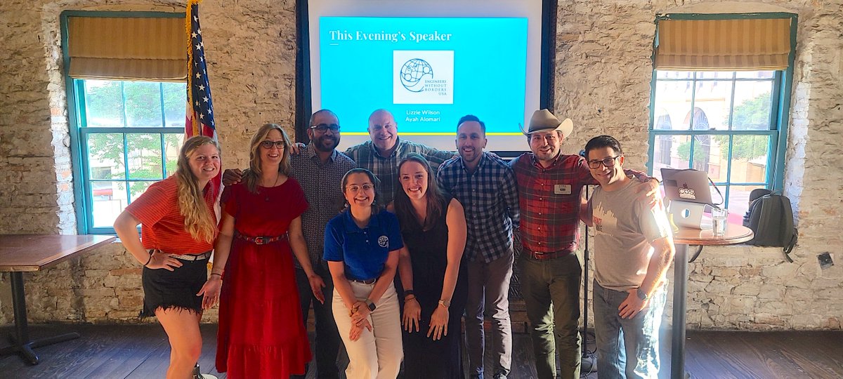 acrc's tweet photo. Last Thursday, Lizzie Wilson & Ayah Alomari from @EWBAustin presented their water project in Tanzania: https://t.co/xZhG2G5WOv
A lot of commonalities with Rotary.
Join us today @ 6 PM at @LazarusBrewing 2 on Airport Blvd for some Rotary fellowship! π»
#austincosmorotary https://t.co/LzXXWcr2NU