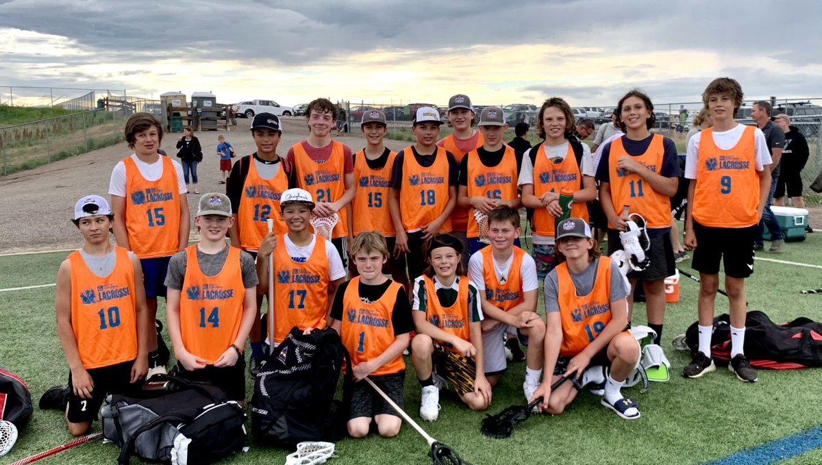 Old pic of our hockey team playing in a spring lacrosse league (2021).