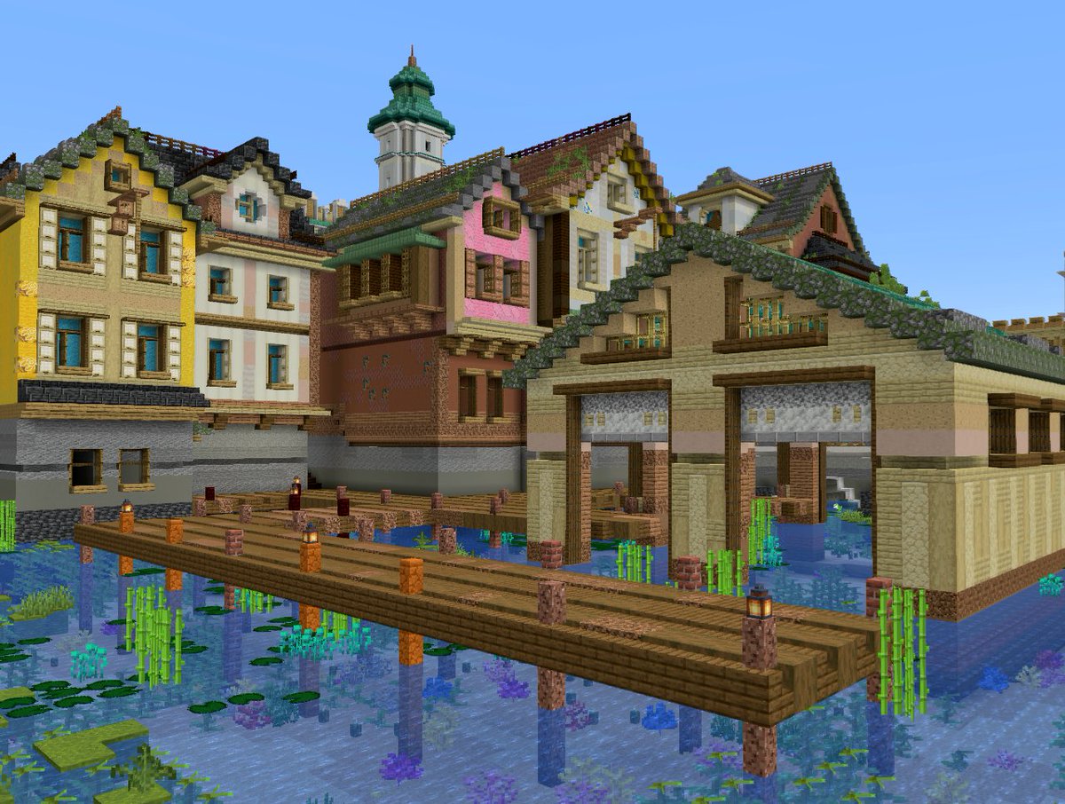 A Harbour #Minecraft #Minecraftbuilds #minecraft建築コミュ