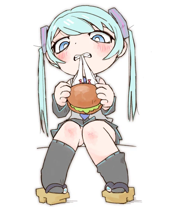 ダブルパンティーバーガー… 思いついたら考える前に描くことにしてます。
