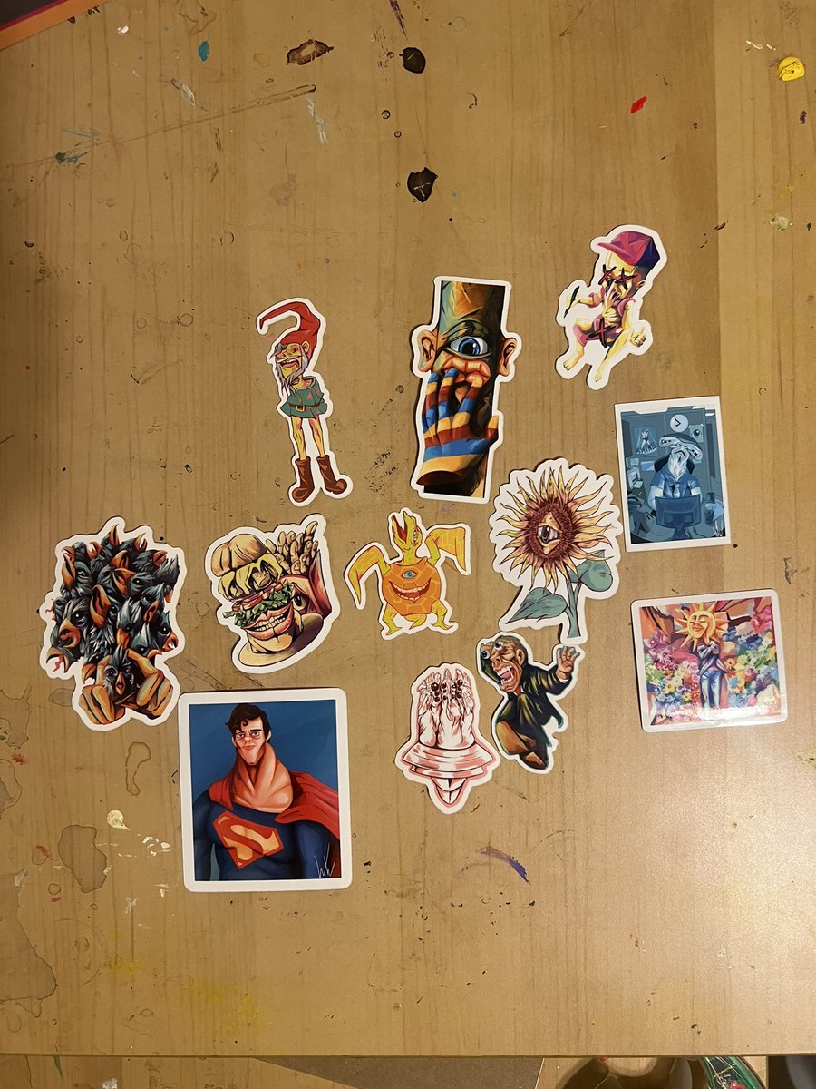 #FREE #STICKER #GIVEAWAY CONTEST!?!? I HAVE WAY TOO MANY STICKERS, so I decided to have a giveaway. 

If you LIKE, RETWEET, and FOLLOW, you have a chance to win a free sticker. I’ll randomly select 5 people for this!!! And if I surpass 100, i’ll pick 10!!