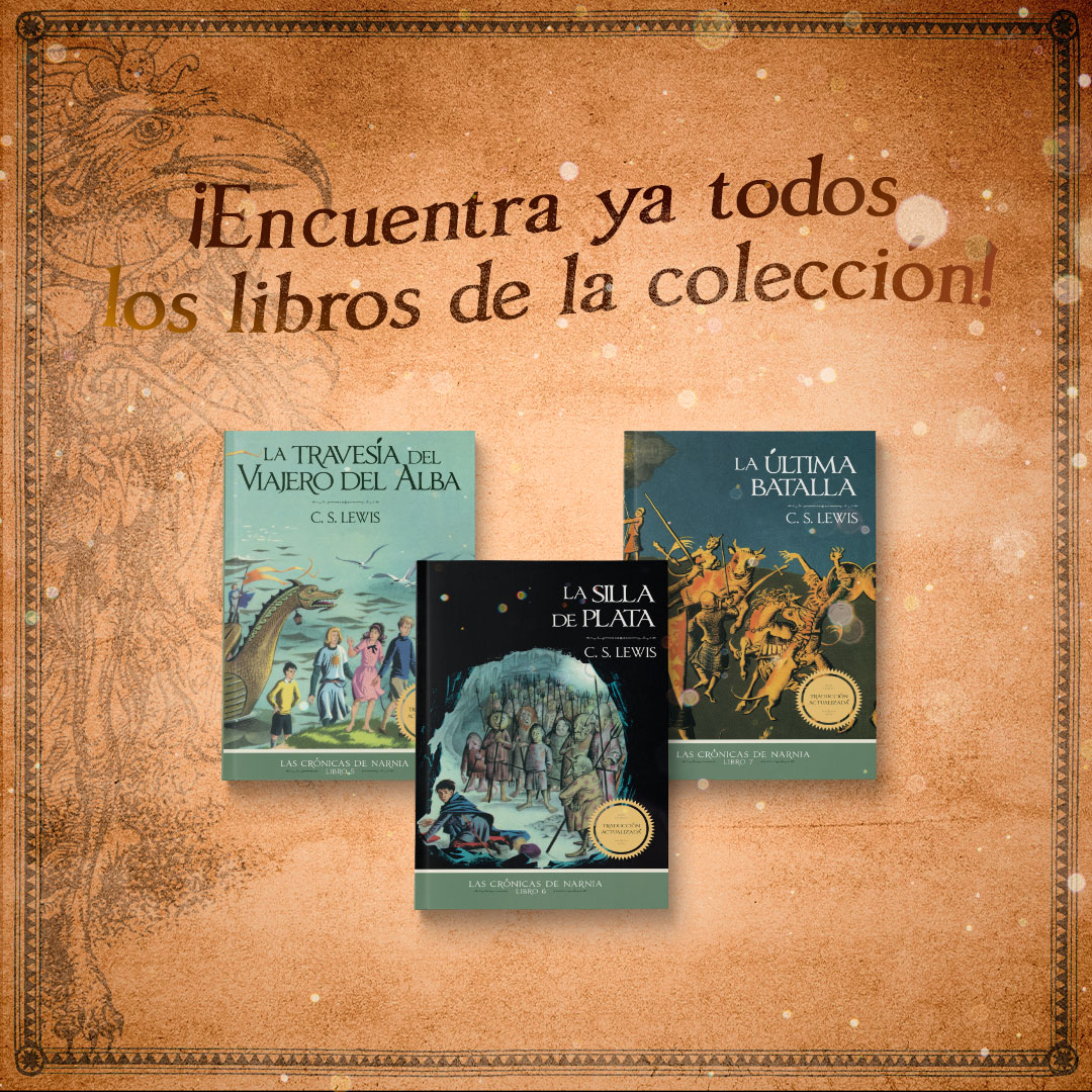 ¡Atención lectores de Narnia! ¡La espera ha terminado! ¡Los libros de las Crónicas de Narnia están ahora disponibles para su compra!

¡Consigue tus copias hoy mismo en tu librería más cercana y comienza la aventura! 

Visíta narniaoficial.com