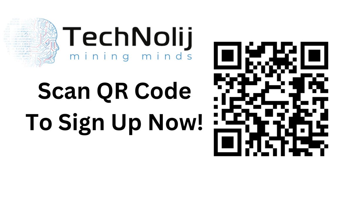 technolij's tweet image. Ready to level up your tech skills? Join the TechNolij Apprenticeship and jumpstart your career! Scan this QR code to sign up now. Don't wait, the cohort starts soon! 🚀👨‍💻👩‍💻 

Here’s the link to sign up 
technolij.org/innovation-tec… 

#TechNolij #Apprenticeship #CareerDevelopment