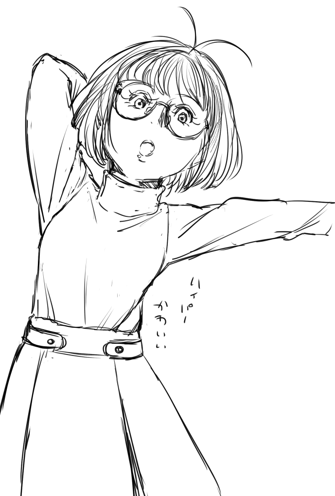 ちまちまかいてた練習ラクガキ