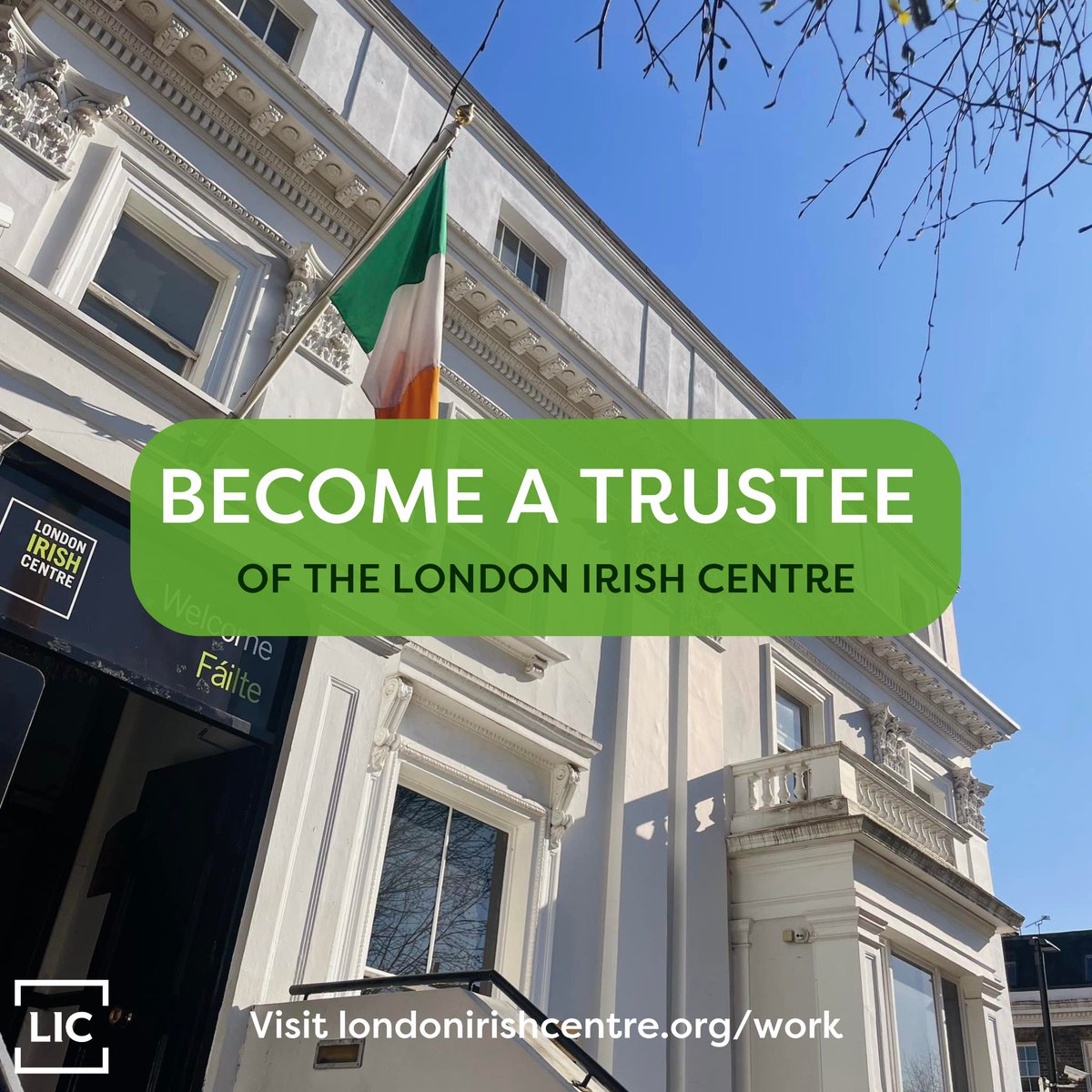 LDNIrishCentre's tweet photo. Become a trustee of the London Irish Centre!

Our trustees are volunteer board members who set strategic direction, provide advice and ensure the Charity’s work meets its objectives.

Find out more &amp; apply:

https://t.co/MTBDn1Mn0t https://t.co/zBrOjx4P41