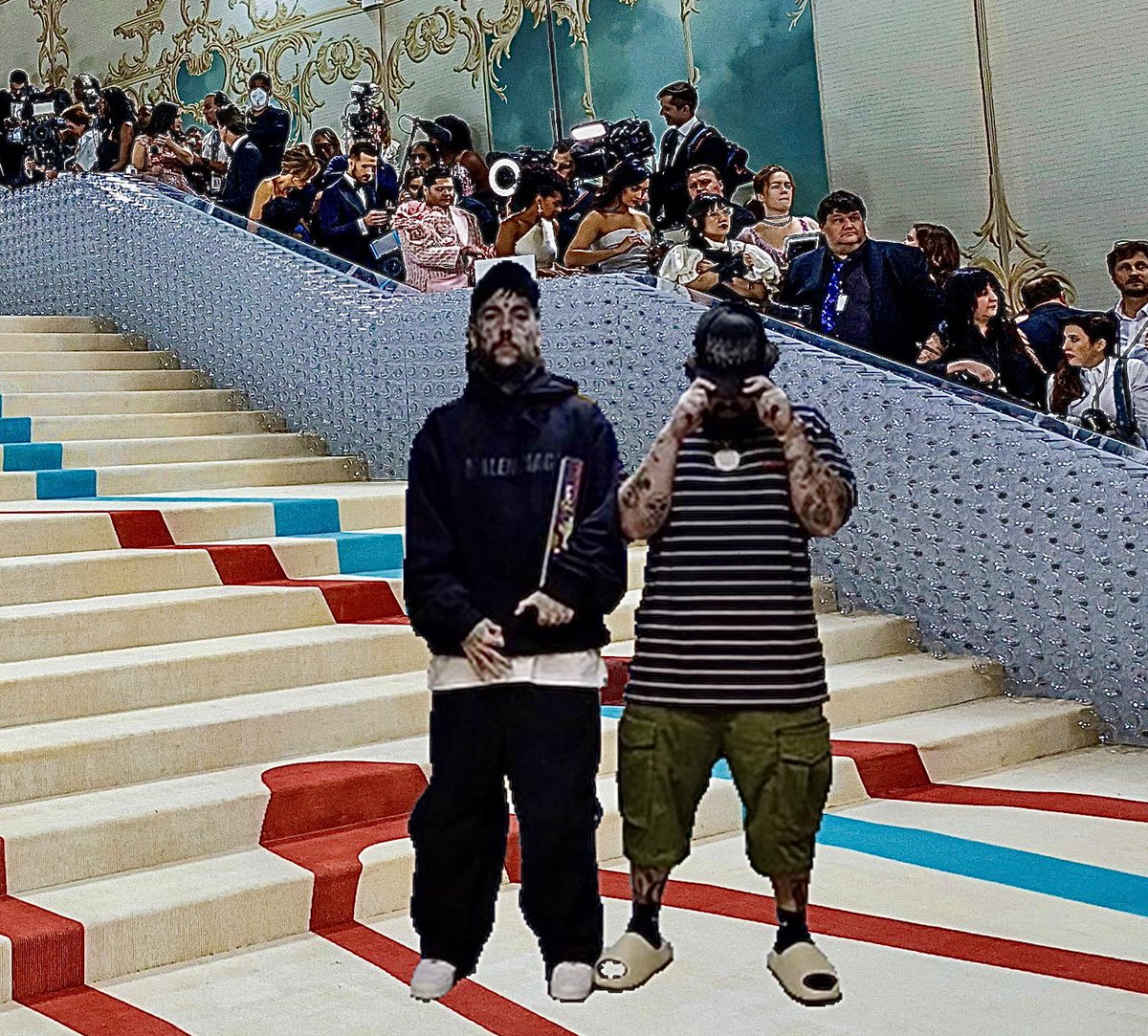 blad33luvr's tweet photo. ruby &amp; scrim ate at the met gala https://t.co/9i1natCQO8
