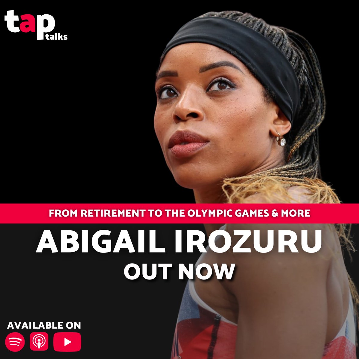 The Athlete Place (@theathleteplace) on Twitter photo <a href="/Airozuru/">Abigail Irozuru (Pronounced: î-row-za-roo)</a> x TAP Talks OUT NOW
In this episode, we cover:
😳 Retiring at 26 years old
📚 Being a student-athlete
🏆 How to improve motivation
🏋️♀️ Training setups as elite athletes
and more...
Search “The Athlete Place” wherever you get your podcasts, or see below👇
#taptalkspod <a href="/Airozuru/">Abigail Irozuru (Pronounced: î-row-za-roo)</a> x TAP Talks OUT NOW
In this episode, we cover:
😳 Retiring at 26 years old
📚 Being a student-athlete
🏆 How to improve motivation
🏋️♀️ Training setups as elite athletes
and more...
Search “The Athlete Place” wherever you get your podcasts, or see below👇
#taptalkspod
