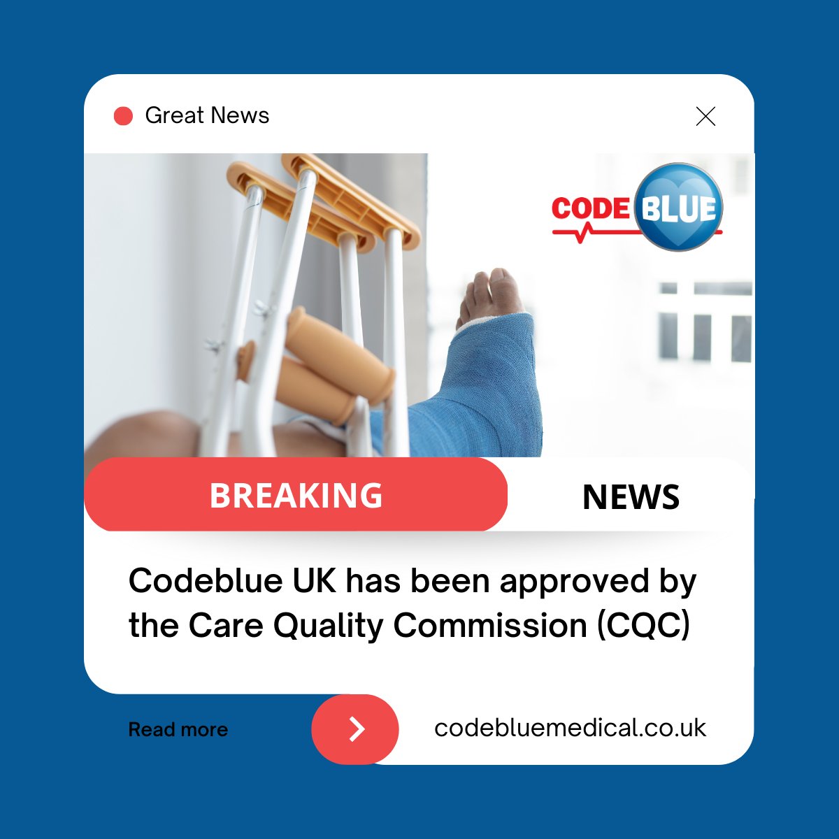 Codeblue Medical UK | CQC Registered tweet media