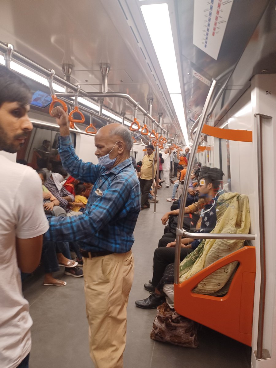 Post the last public transport photo you took with your phone.

Here is mine of #AhmedabadMetro #આપણી_મેટ્રો