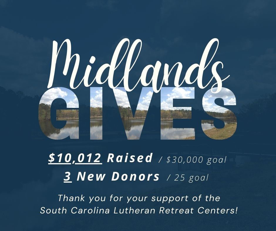 It's a little past noon and we're thankful for our 29 (and counting!) "Early Givers" who have helped us cross the $10,000 milestone! #MidlandsGives

DONATE HERE: ➡️ midlandsgives.org/sclrc
