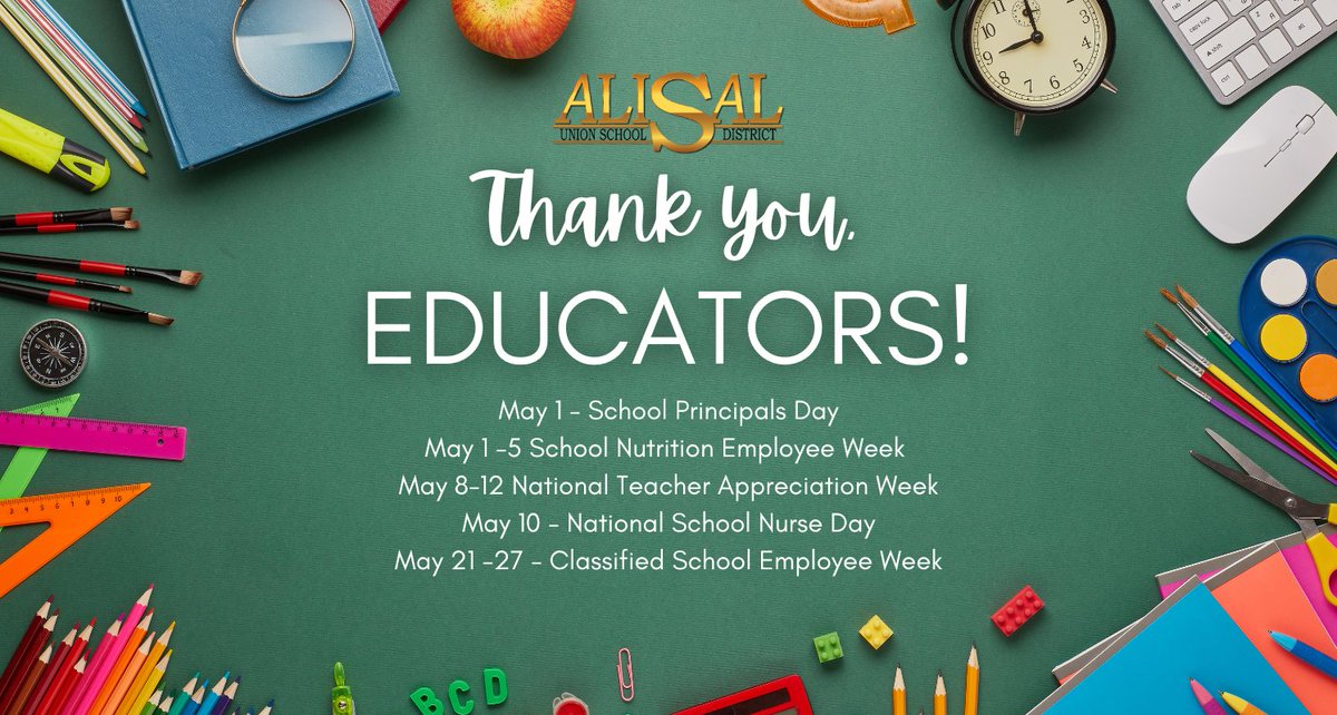 A warm shout out to our Principals. Better late than never! They are super men and women who do the impossible for our kiddos. We salute you and appreciate you endlessly! You are the STRONG in #AlisalStrong #AlisalFuerte