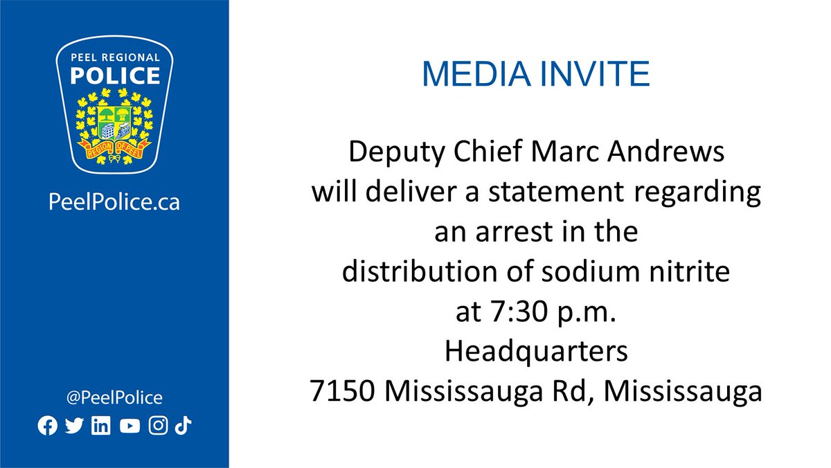 Peel Regional Police (@peelpolice) on Twitter photo 