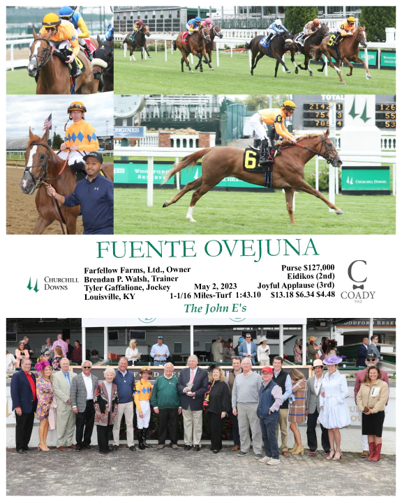 lillingston_bs's tweet photo. 🟠 Fuente Ovejuna 🔵 

Impressive winner @ChurchillDowns 🌹. Congratulations @brenpwalsh and connections. Private purchase with @MillerJoe7. 

📸 @CoadyPhoto https://t.co/7c7oPBIhc5