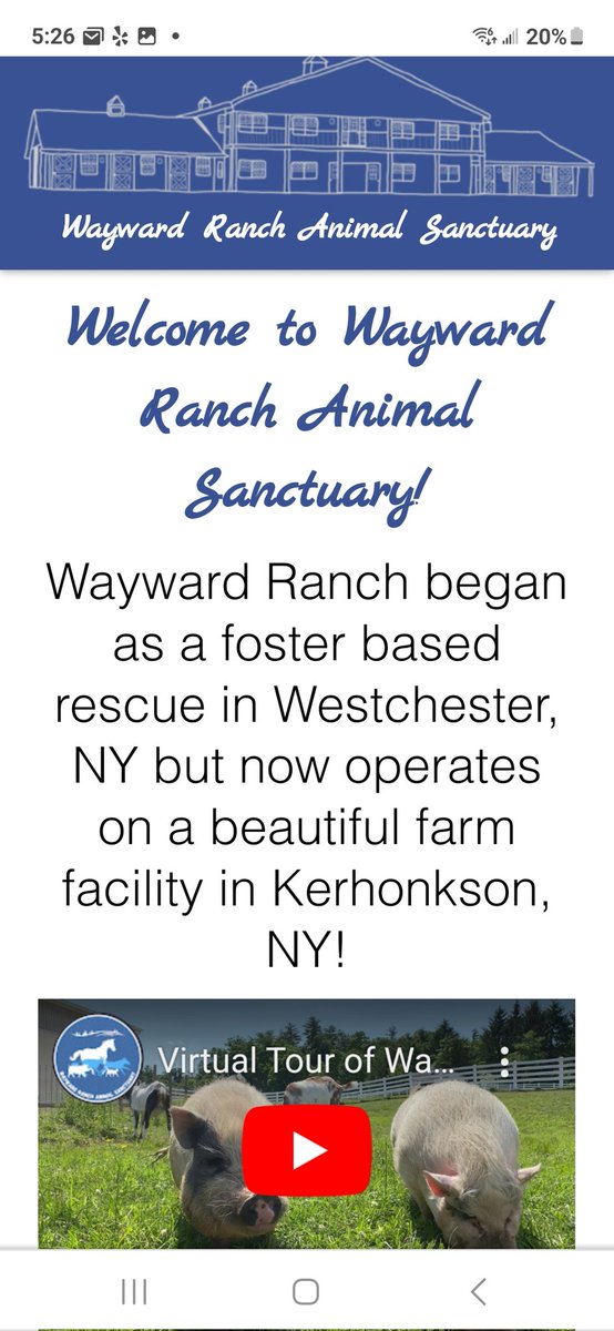 virtue2's tweet photo. @tonic516 @jonstewart @StephenAtHome @LaraSpencer @rickygervais @ladygaga @LilyTomlin @KellyRipa @Oprah @EllenDeGeneres @Diane_Keaton #WaywardRanch βοΈ @bidewee @TheNYBullyCrew
#SaveMaxHarold
I Googled Wayward Ranch. Take a look π https://t.co/jCKMQwgTNv