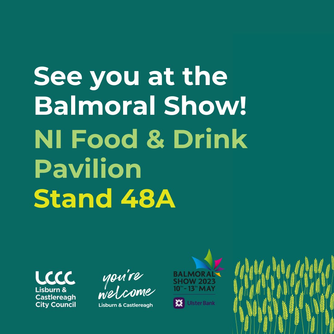 Don't miss @squarebistro Chef Stephen Higginson's cooking demo in the Tourism NI kitchen on May 11th at 11am.  

#BalmoralShow #Lisburn #Castlereagh #SupportLocalNI 🧑‍🌾🌿🌞'