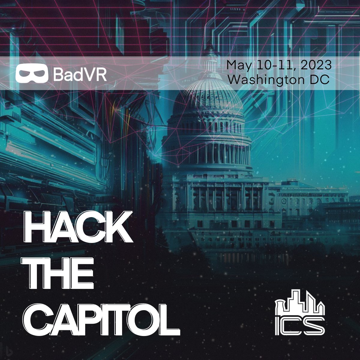 BadVR (@badvr_inc) on Twitter photo We're excited to attend this year's Hack The Capitol event, by <a href="/ICS_Village/">ICS Village</a> in D.C. - May 10th and 11th! We're excited to attend this year's Hack The Capitol event, by <a href="/ICS_Village/">ICS Village</a> in D.C. - May 10th and 11th!