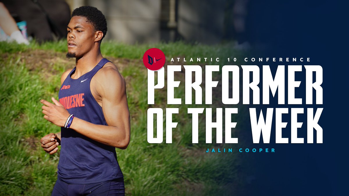 ⭐️ Jalin Cooper has been named the 𝐀-𝟏𝟎 𝐏𝐞𝐫𝐟𝐨𝐫𝐦𝐞𝐫 𝐨𝐟 𝐭𝐡𝐞 𝐖𝐞𝐞𝐤 after sprinting a PR of 10.70 in the 100m dash last weekend, the 5th-fastest time in program history!

📰 bit.ly/3LOfSDV

#GoDukes | #A10OTF