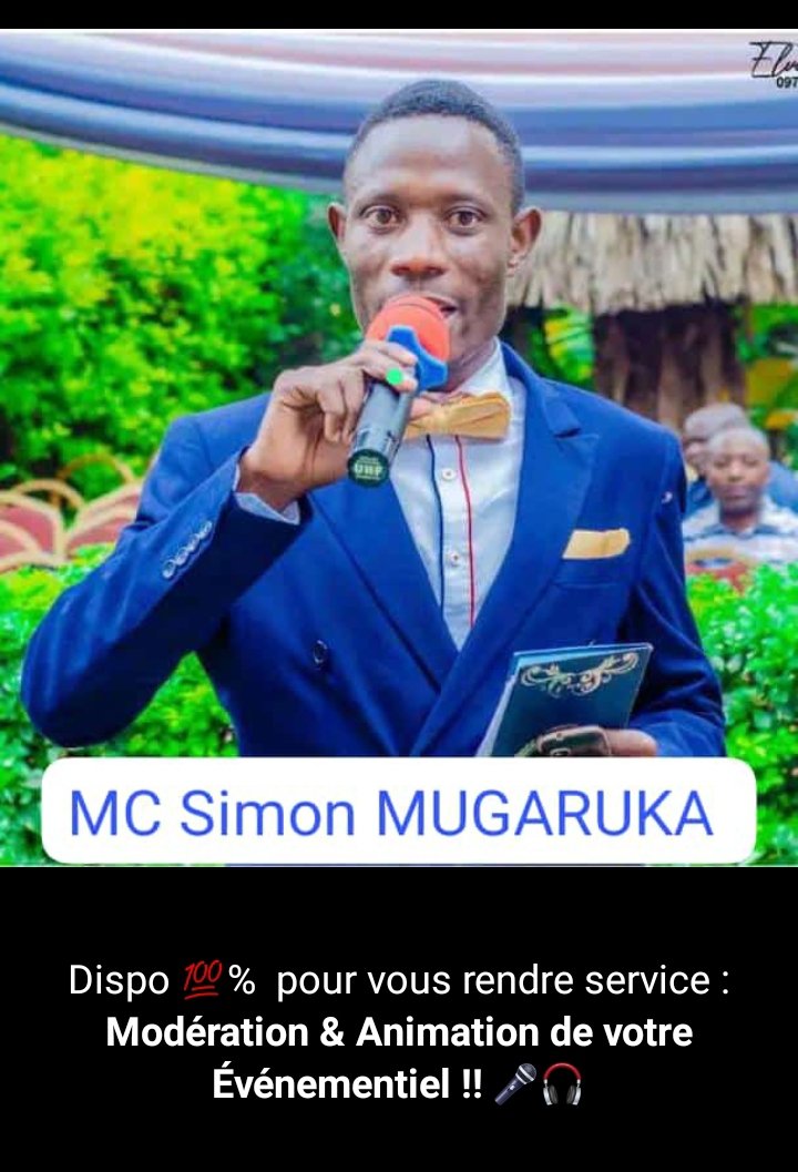 SimonMugaruk's tweet photo. 🚨 Urgent !!! 🚨
Besoin de service : #Moderation &amp; #Animation de votre Événementiel.
À #Bukavu_Goma &amp; partout ailleurs. Sommes disponible 💯% pour apporter une solution durable à vos #soirées, qui resteront inoubliables &amp; historiques !!
💪🎙️🎤👇👇👇👇👇 https://t.co/KCBfFPeLr8