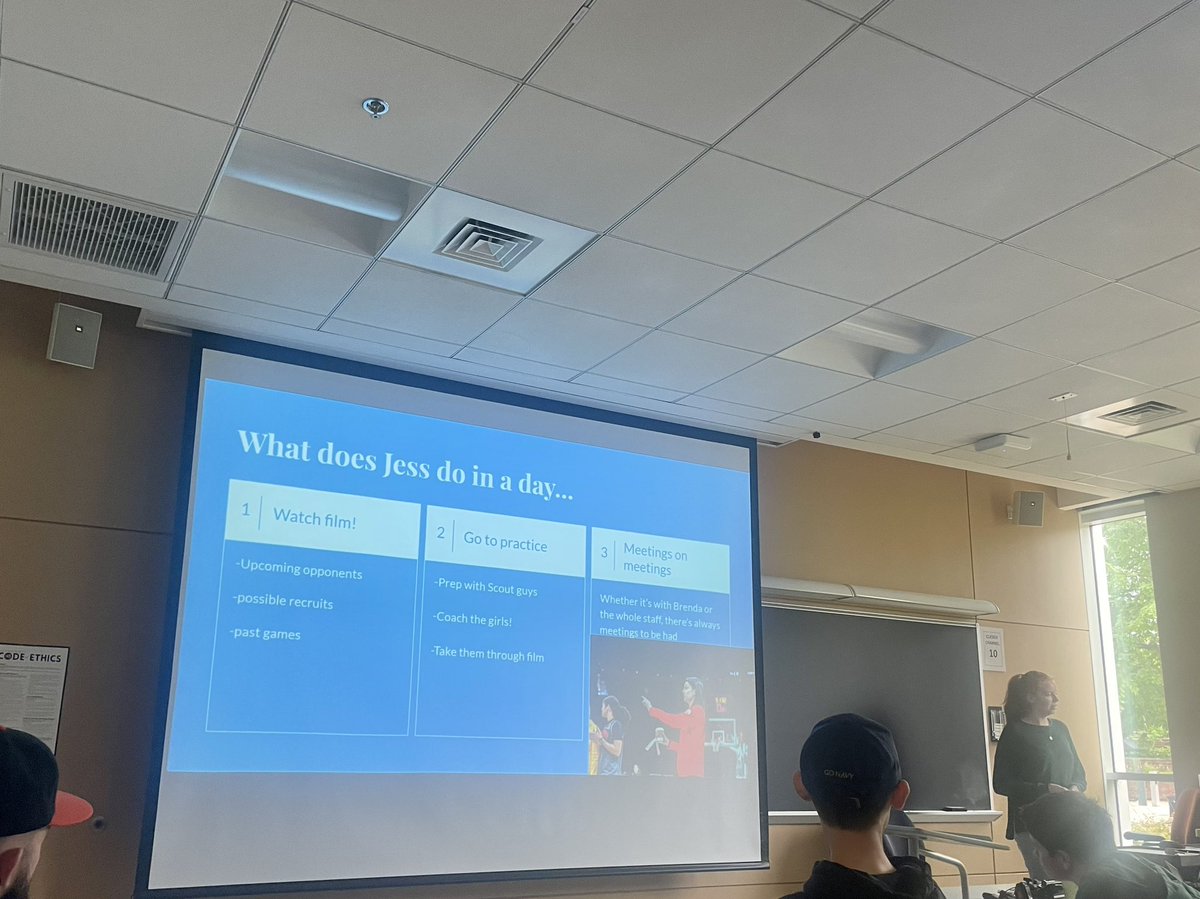 Shoutout to manager <a href="/margaret_scala/">Margaret Scala</a> for doing a report for <a href="/dipaularose/">Rose DiPaula</a> class on <a href="/coachimhof/">Jessica Imhof</a> !!! Love seeing how UMD WBB can be applied to the classroom📚🏀🔥