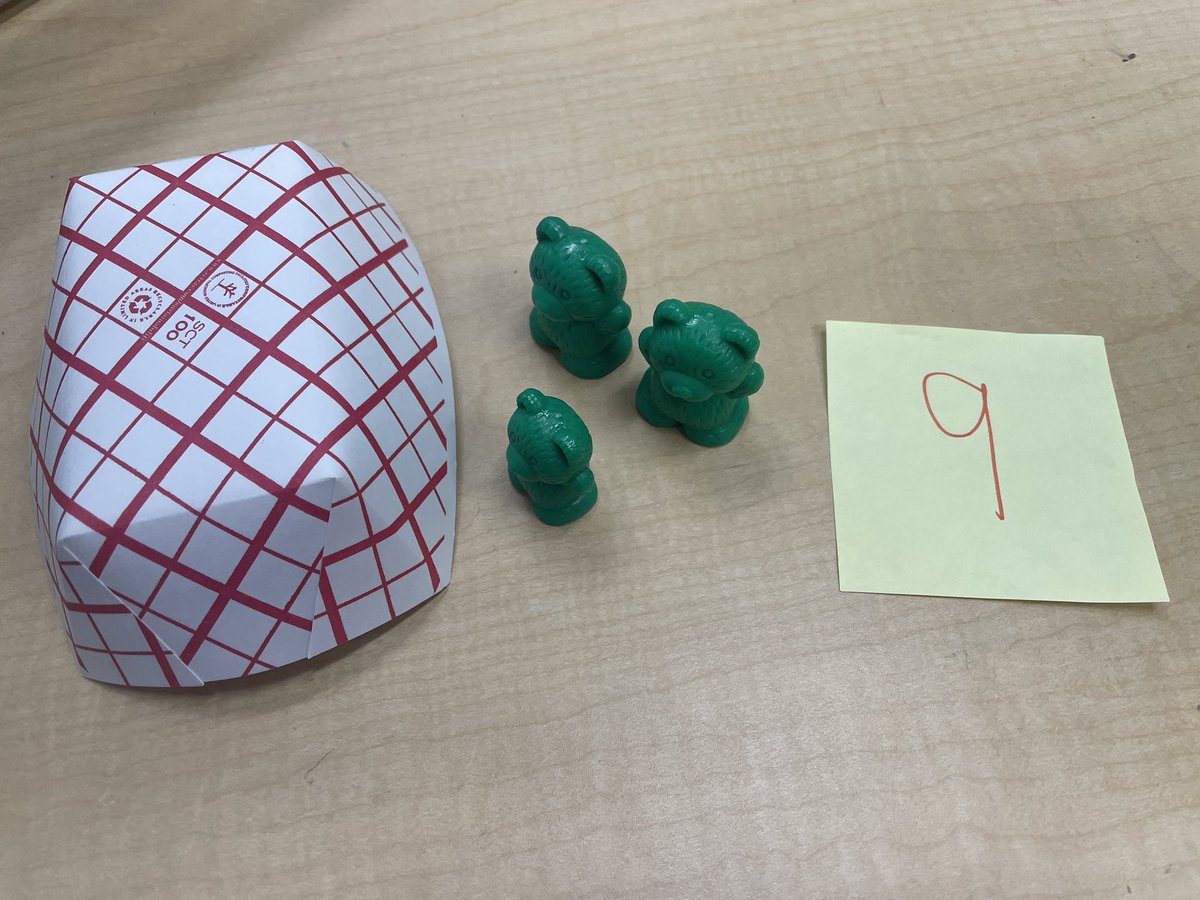 Ms_MathQueen's tweet photo. Is there anything better than playing 🐻 in a cave in kindergarten @TenacreSchool to practice part-part- whole thing? … I don’t think so! #singaporemath #mathitude #TigersloveMath #subtraction https://t.co/h1hpjf6mJ7