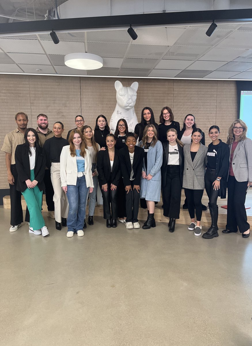 LasellUniv's tweet image. Thanks to @PUMA and @PUMAHoops for hosting our fashion merchandising and media capstone students as they presented their consulting projects! 

#lasellu #laselluniversity #connectedlearning