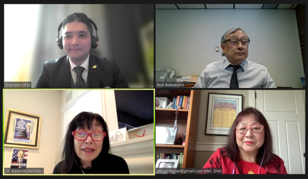 LauraBagby's tweet image. Great @TheIILP webinar on the history of the Japanese American coram nobis cases + how they're inspiring the current generation of Asian American civil rights activists. @korematsu #AAPIHeritageMonth