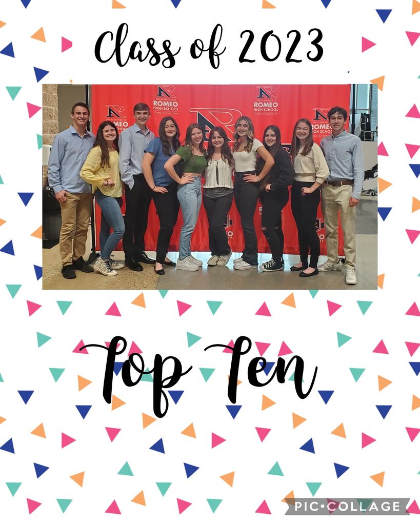 A Romeo tradition, a great breakfast with our top scholars, their families, and favorite teacher this morning. Congratulations to these outstanding students. #BeRomeo