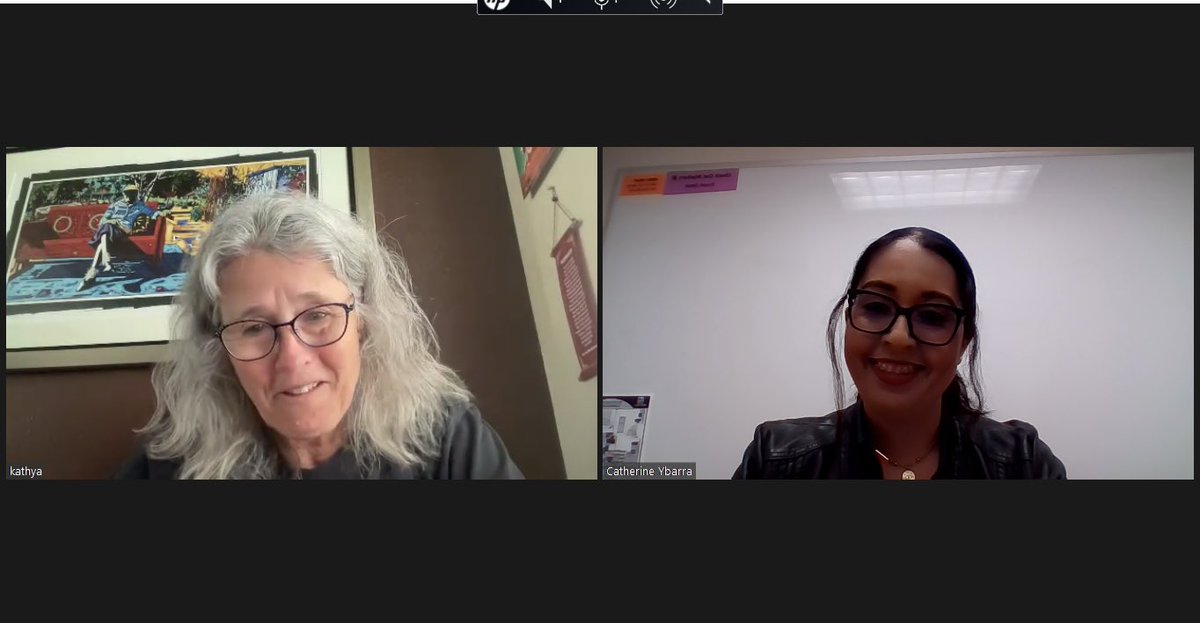 7 years later we hop on Zoom to relive special moments &amp; end up exchanging personal numbers. Now that’s what I call a true human connection. Shout out to Dr. Kathy Adams🤍 You’re such a bright soul🙏🏽 FYI, I had to get a pic🤭  #fresnostate #GoDogs #selfcare #Alumni #YouFirst