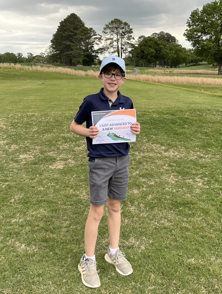 This past Sunday was another <a href="/Op36Golf/">Operation 36</a> HHCC Golf Academy 9-Hole Play Day! Congratulations to Andrea Fisher, Bo McVay, Cullen Varner, Gwennie Brunetti and Bree Brunetti for advancing to a new yardage! ❤️⛳️🏌🏼‍♀️
#HolstonHillscc #McconnellGolf #Golf #GolfLife #Operations36 #playgolf