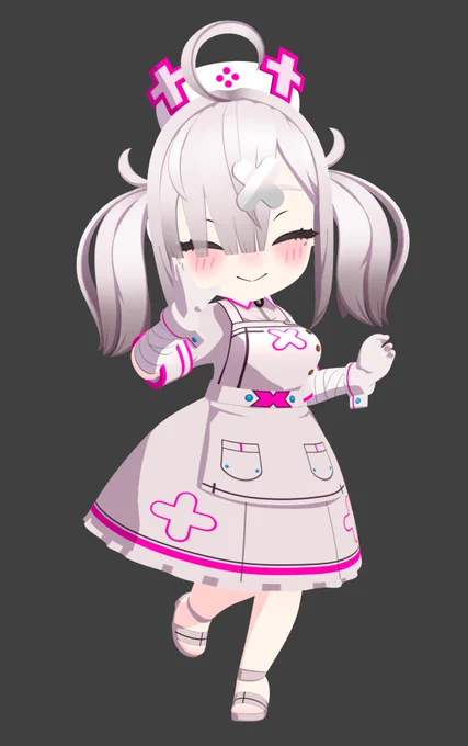 もうちょいスキン修正するけどある程度OK かわいいねェ……