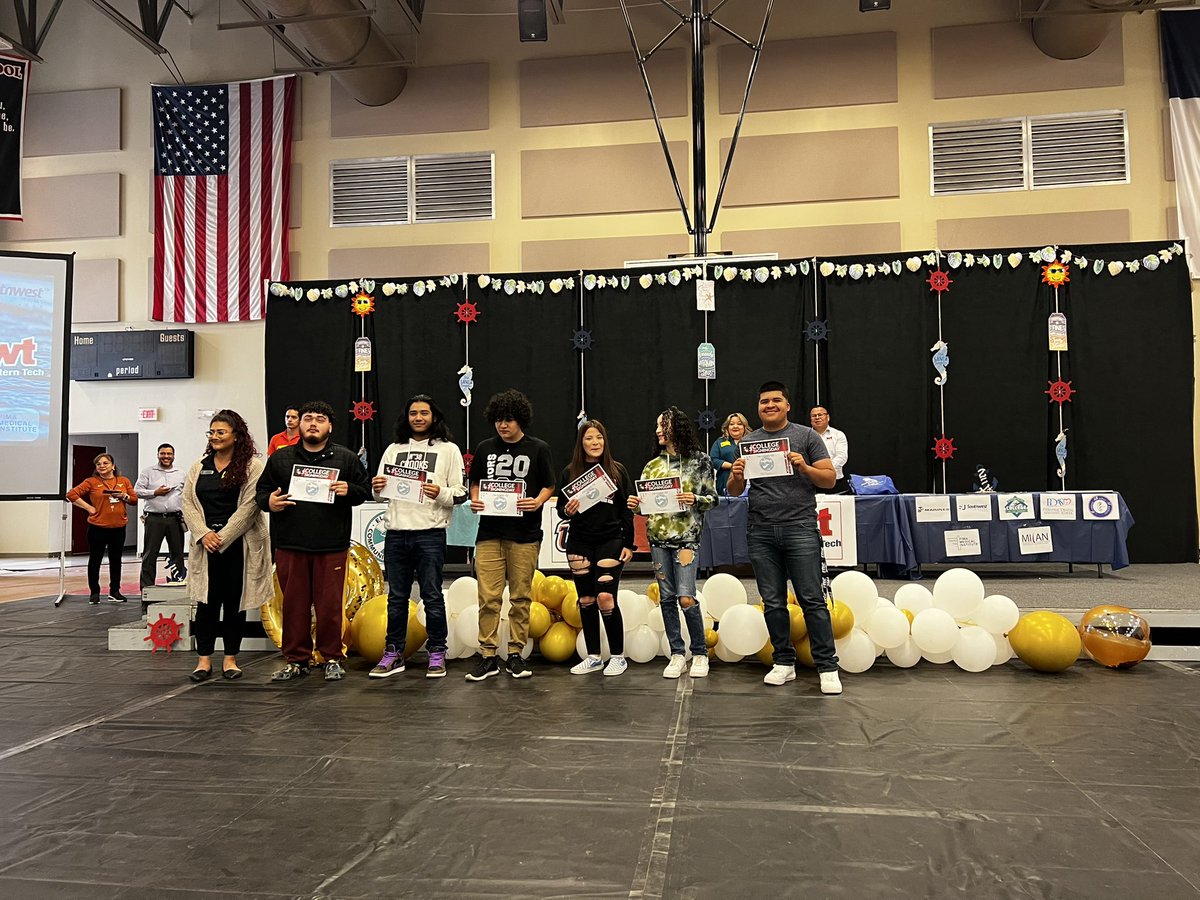 #CollegeSigningDay at THS. Good luck to all our seniors and their future endeavors.