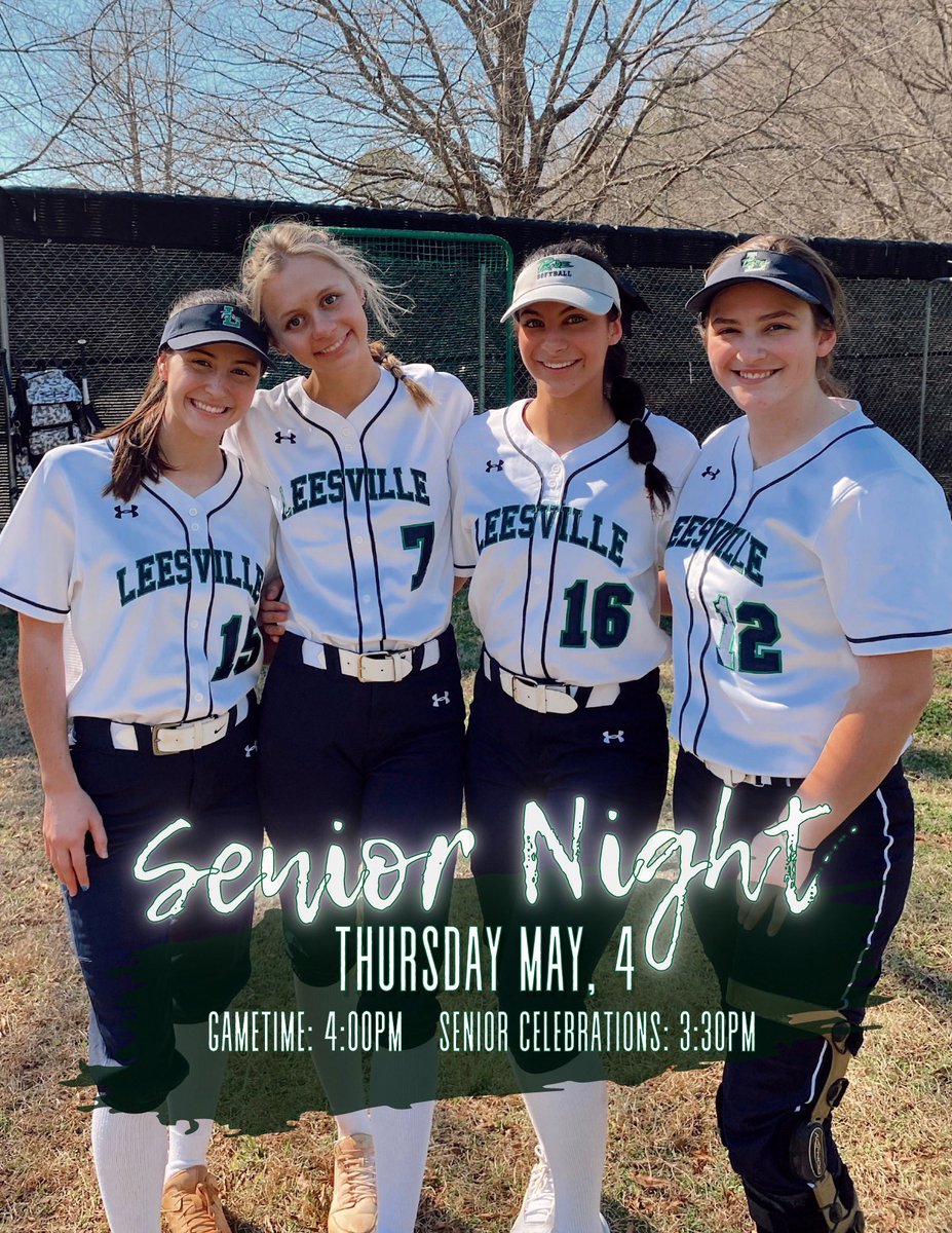 ANNOUNCEMENT!!🔔🔔

Thursday we celebrate our 4 amazing seniors on their SENIOR NIGHT!!

They have made amazing leaders and players this season, and we couldn’t be more proud! 

Come out and show some love to these girls as we close our regular season play😎💙💚 #gopride
