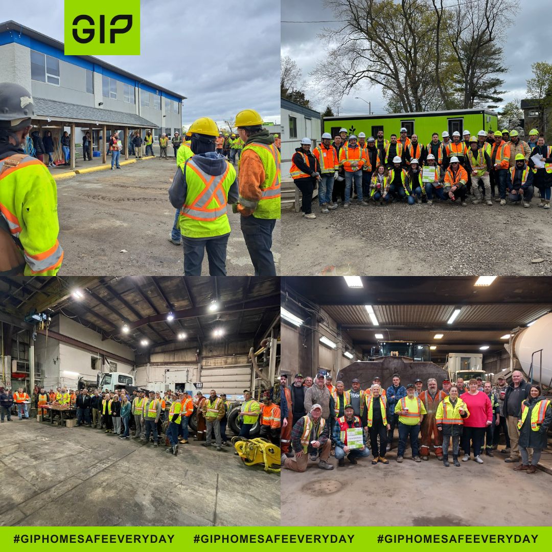 Day2 of #GIPHomeSafeEveryday campaign &amp; across(Canadian Flag Emoji)with workers from ON,BC &amp; SK!We work hard @ safety so our workers can be safe #EVERYDAY.Every convo had about #safetyatwork &amp; #safetyfirst we're able to work &amp; identify how #safety is every person’s responsibility
