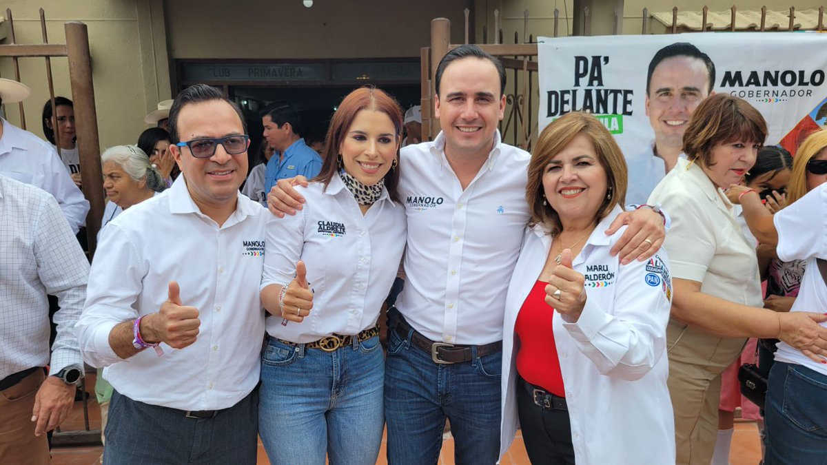MaruCalderonA's tweet photo. En #Zaragoza nuestra gente, niños, jóvenes y adultos, se sienten seguros con @manolojim y se le respalda con cariño. 

¡Vamos Pa’ Delante! #ManoloGobernador https://t.co/Yd8O2gShrt