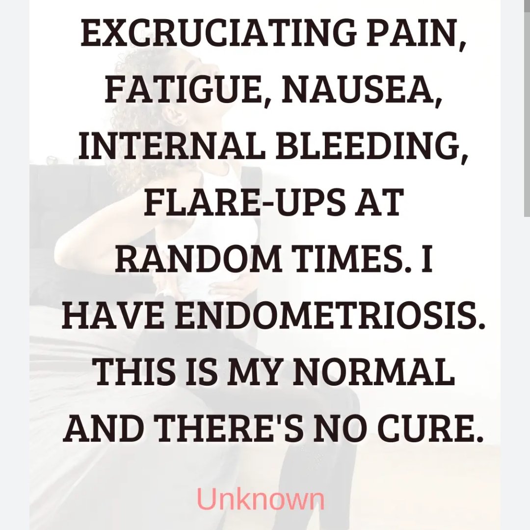 Struggling with the pain the past few weeks #endometriosis 😔