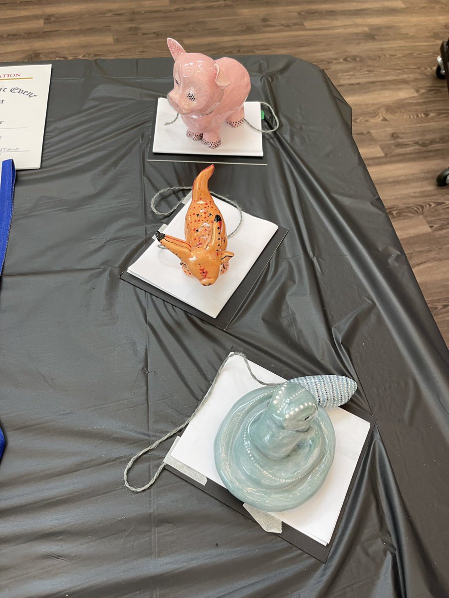 Showing off our Jr. VASE competitors tonight from 5:00-6:00 stop by and see WLMS Amazing Art!