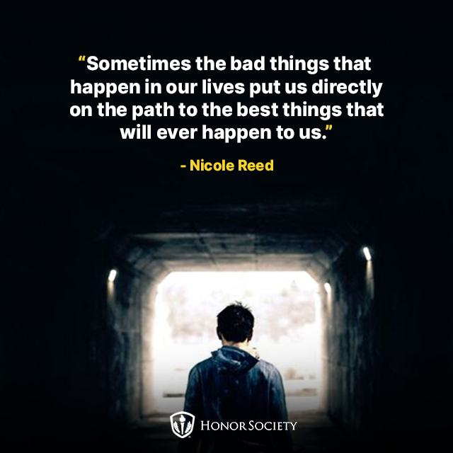 HonorSociety's tweet photo. Life is a series of ups and downs, but how we respond genuinely matters. Choose optimism and find the silver lining in every situation. 

#optimismiskey #silverlining #positiveoutlook https://t.co/feat0XOFnt