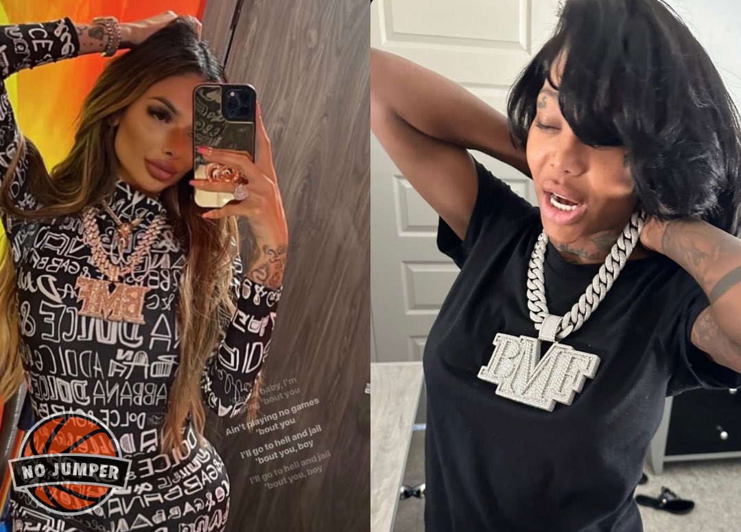 No Jumper on X: Celina Powell post herself rocking one of Lil Meechs  “BMF” chains just a day after he posted Summer Walker wearing one on his  Instagram story. t.co6Uw2u8sSFC  X