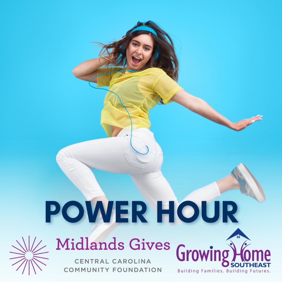 It's time for another AFLAC Power Hour! From 6:00 - 6:59 PM, $2,000 will be donated to one small, medium, and large nonprofit with the most unique donors. Help us win this hour's prize by donating to Growing Home Southeast at midlandsgives.org/growinghomesou…